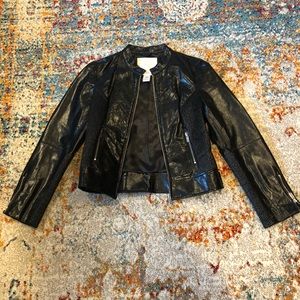 Arden B 100% Leather Coat